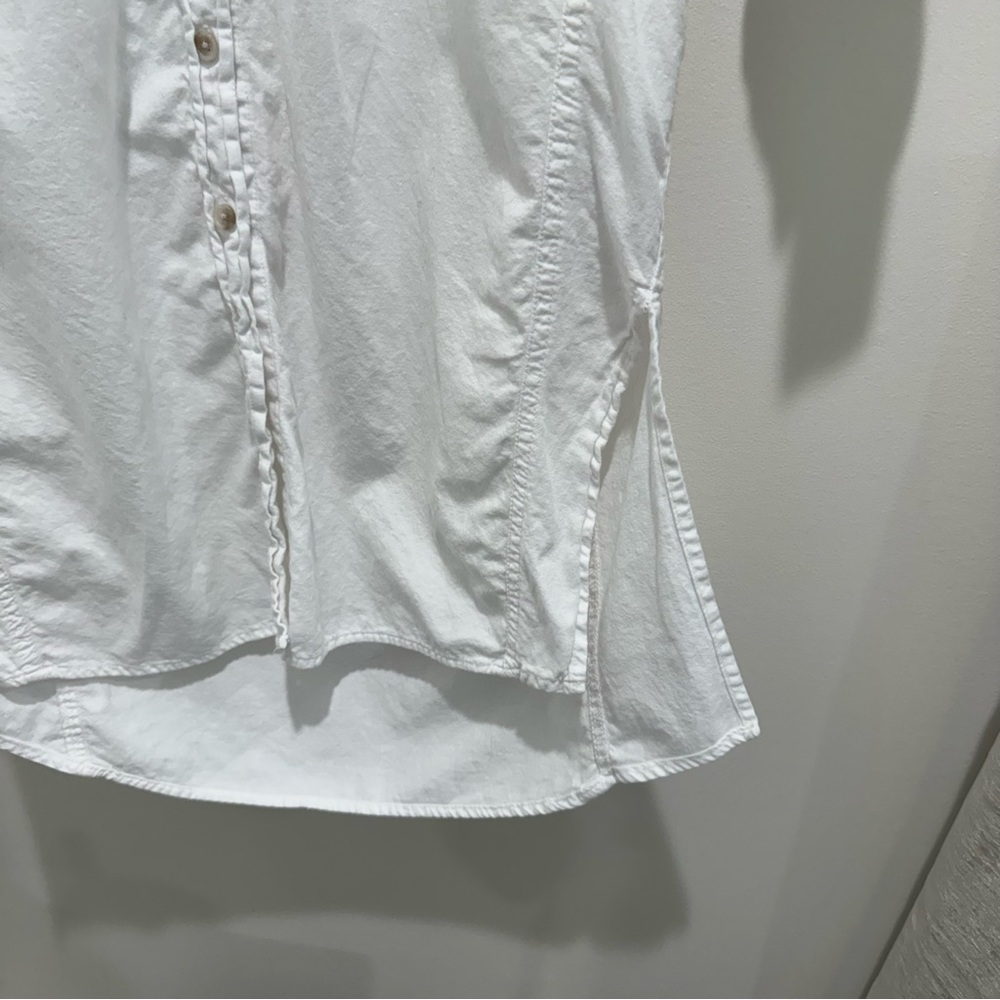 Universal Thread White Button Front Shirt Dress S… - image 5